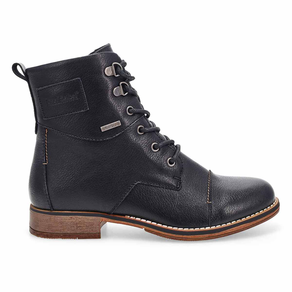Women's Berlina 17 Waterproof Combat Boot - Black