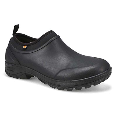 Mns Sauvie Waterproof Slip On Shoe - Black