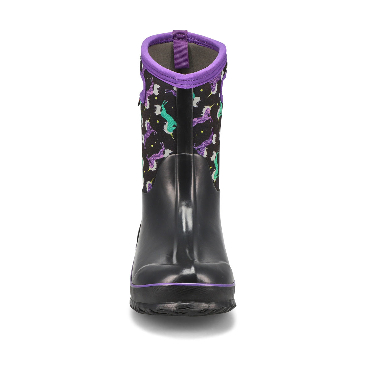 Girls' CLASSIC UNICORNS blk wtpf winter boots
