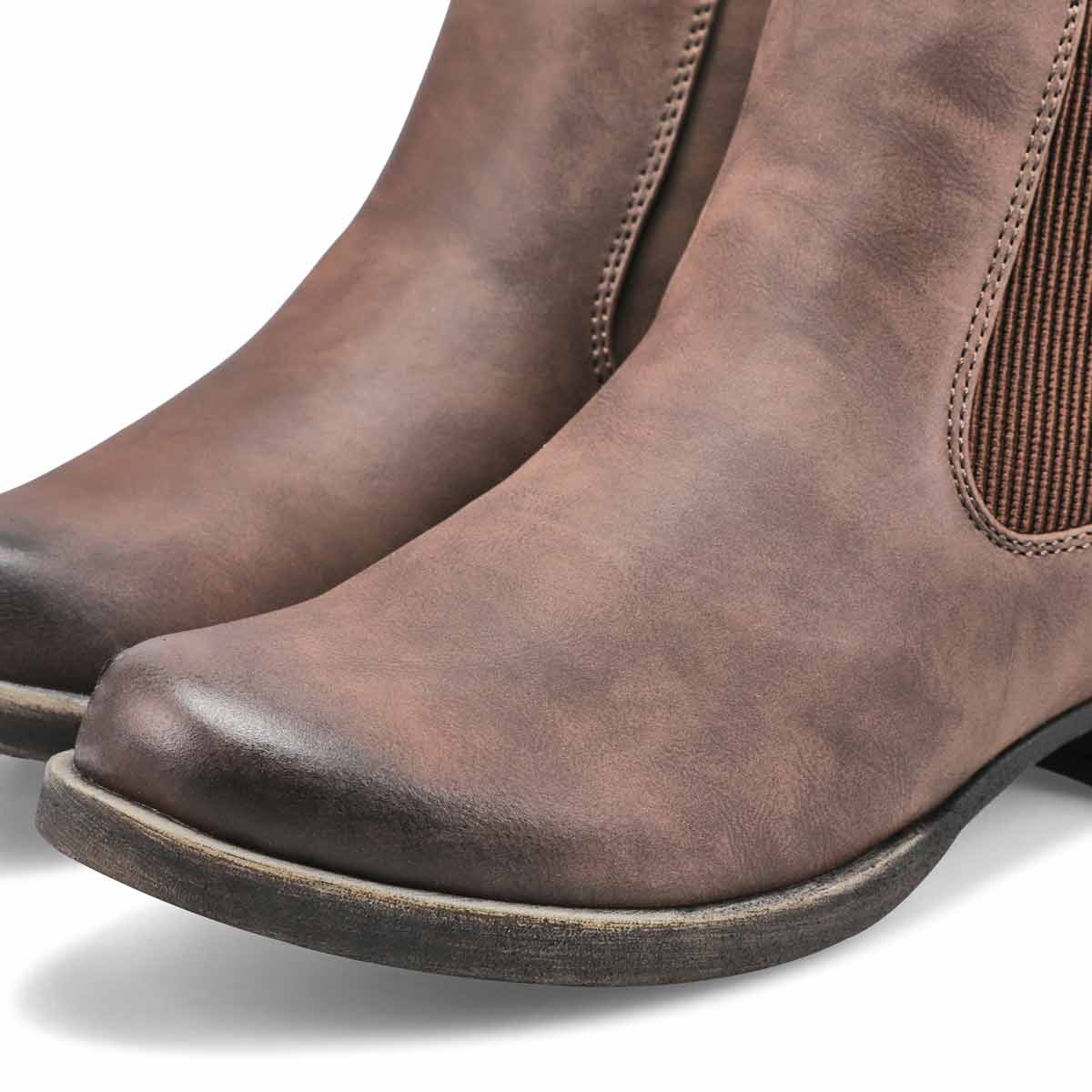 Botte Chelsea végane VENUS 37, brun, femmes