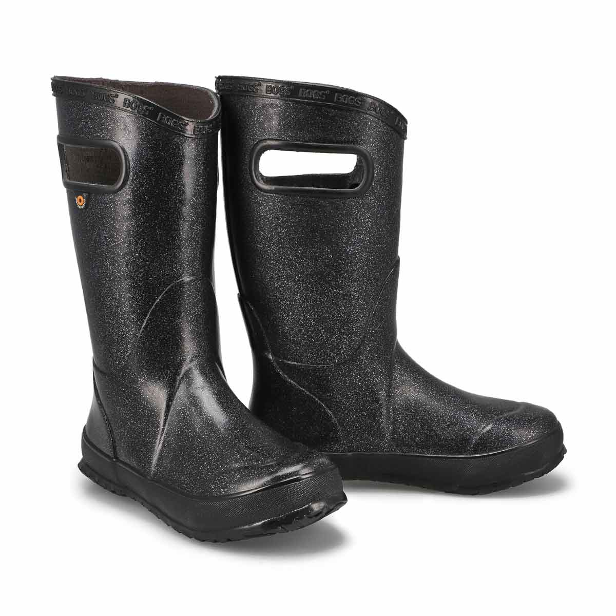 Botte de pluie RAINBOOT GLITTER, noir, filles