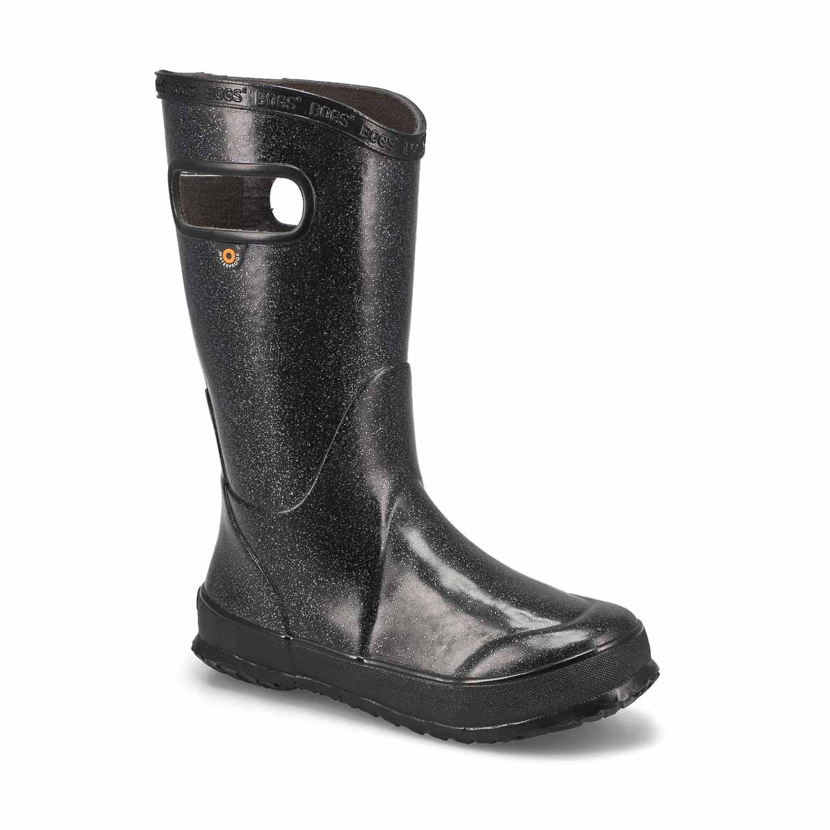 Botte de pluie RAINBOOT GLITTER, noir, filles