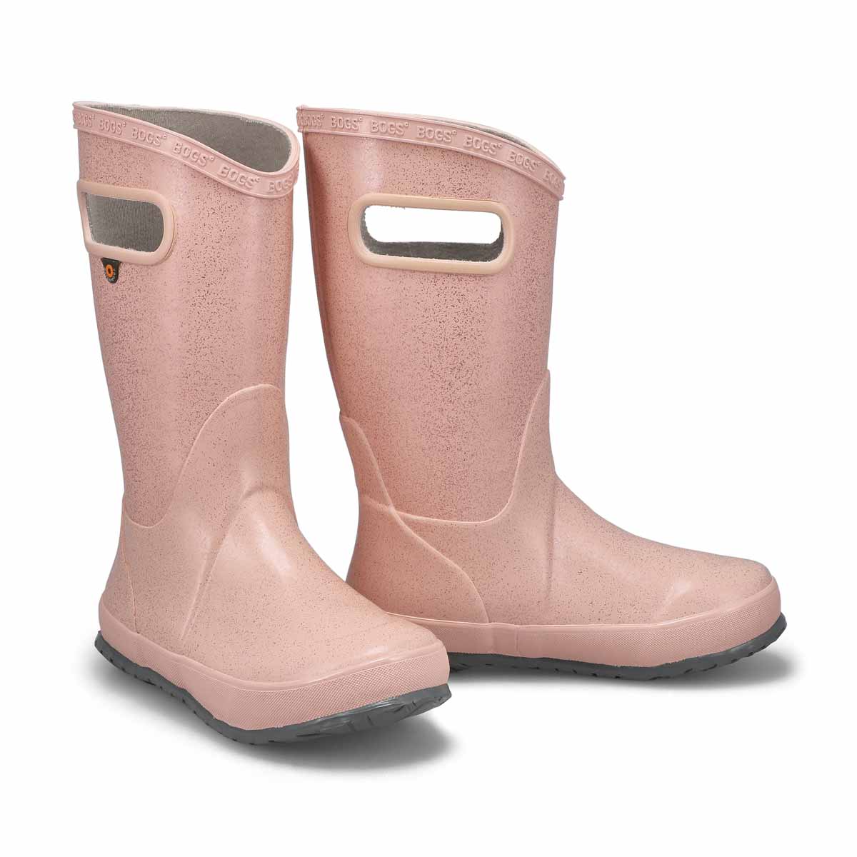 Girls' Glitter Rain Boot - Rose Gold