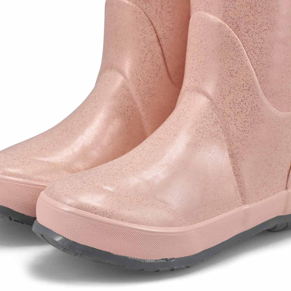 Girls' Glitter Rain Boot - Rose Gold