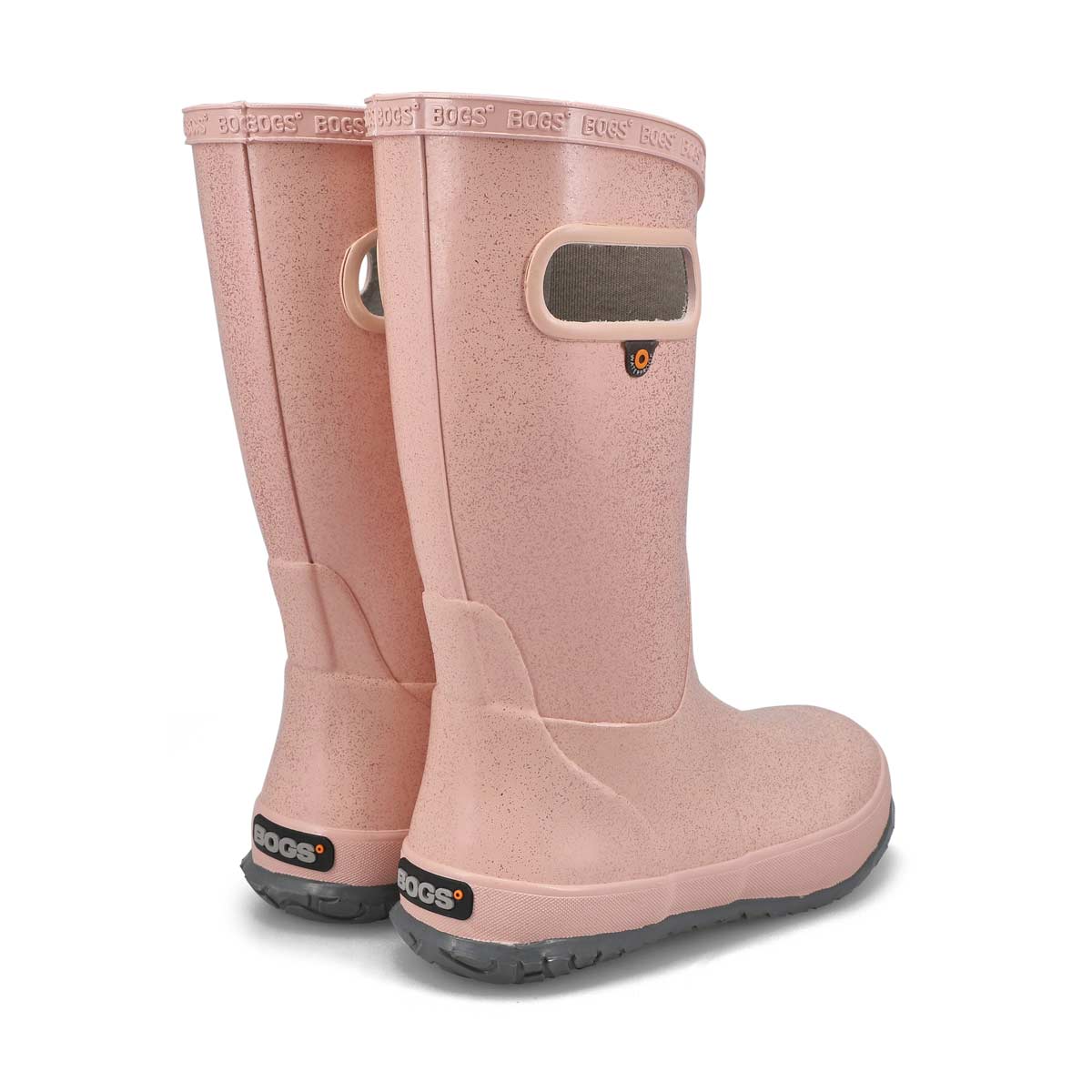 Girls' Glitter Rain Boot - Rose Gold