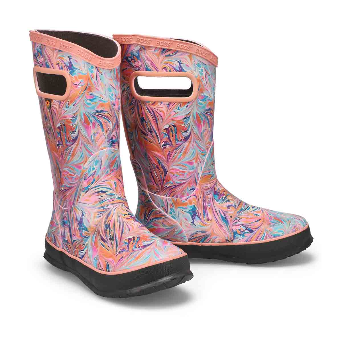 Girl's Rainboot Marble Rain Boot - Carol