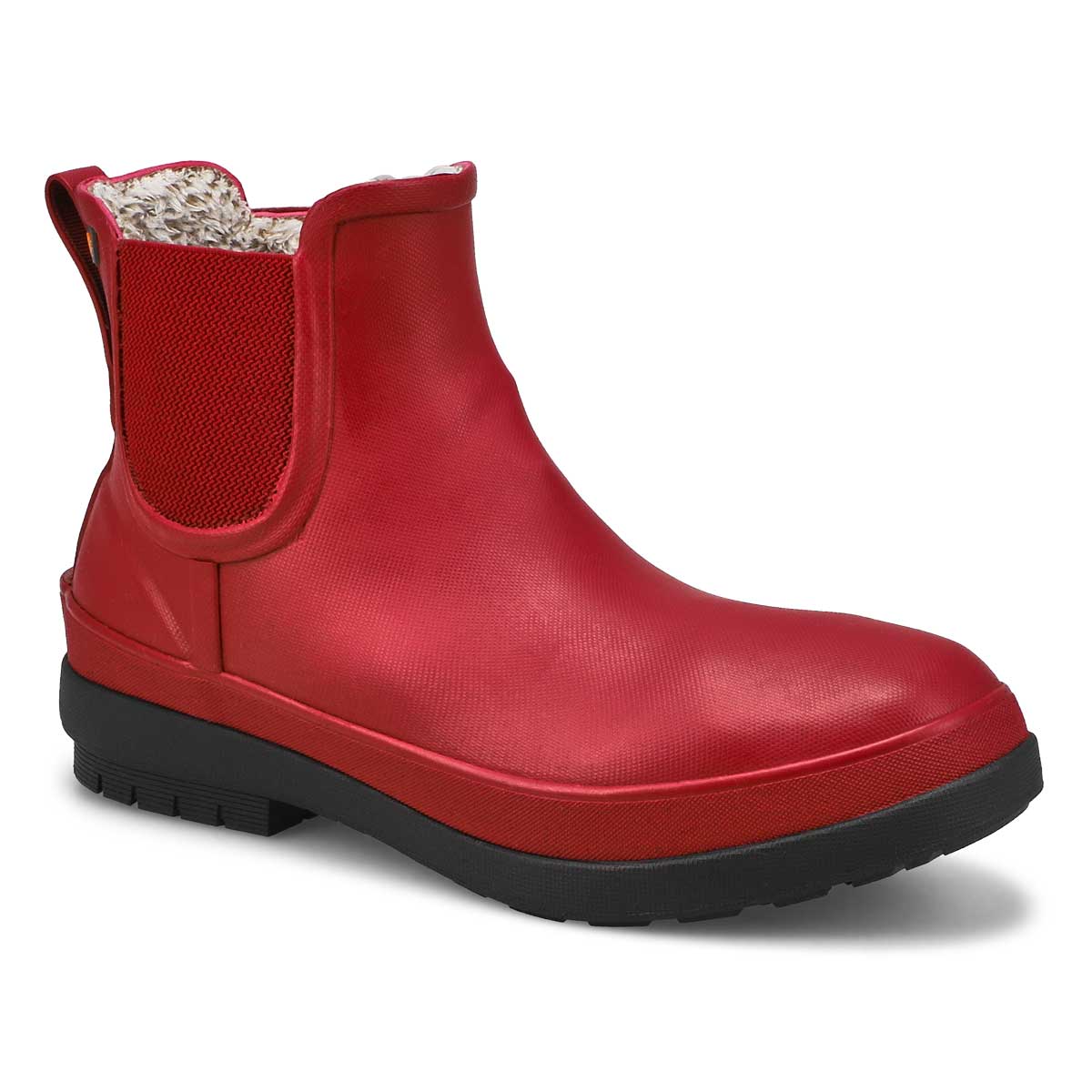 amanda plush waterproof rain boot