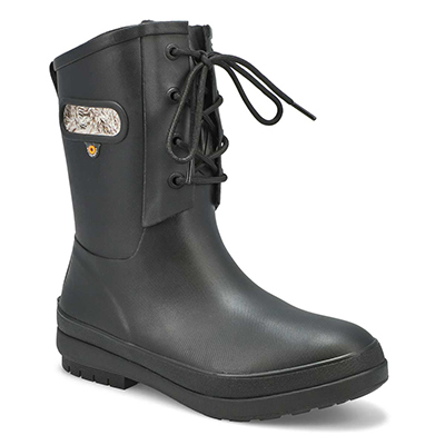 Botte imperméable Amanda II Plush Lace, noir, femmes