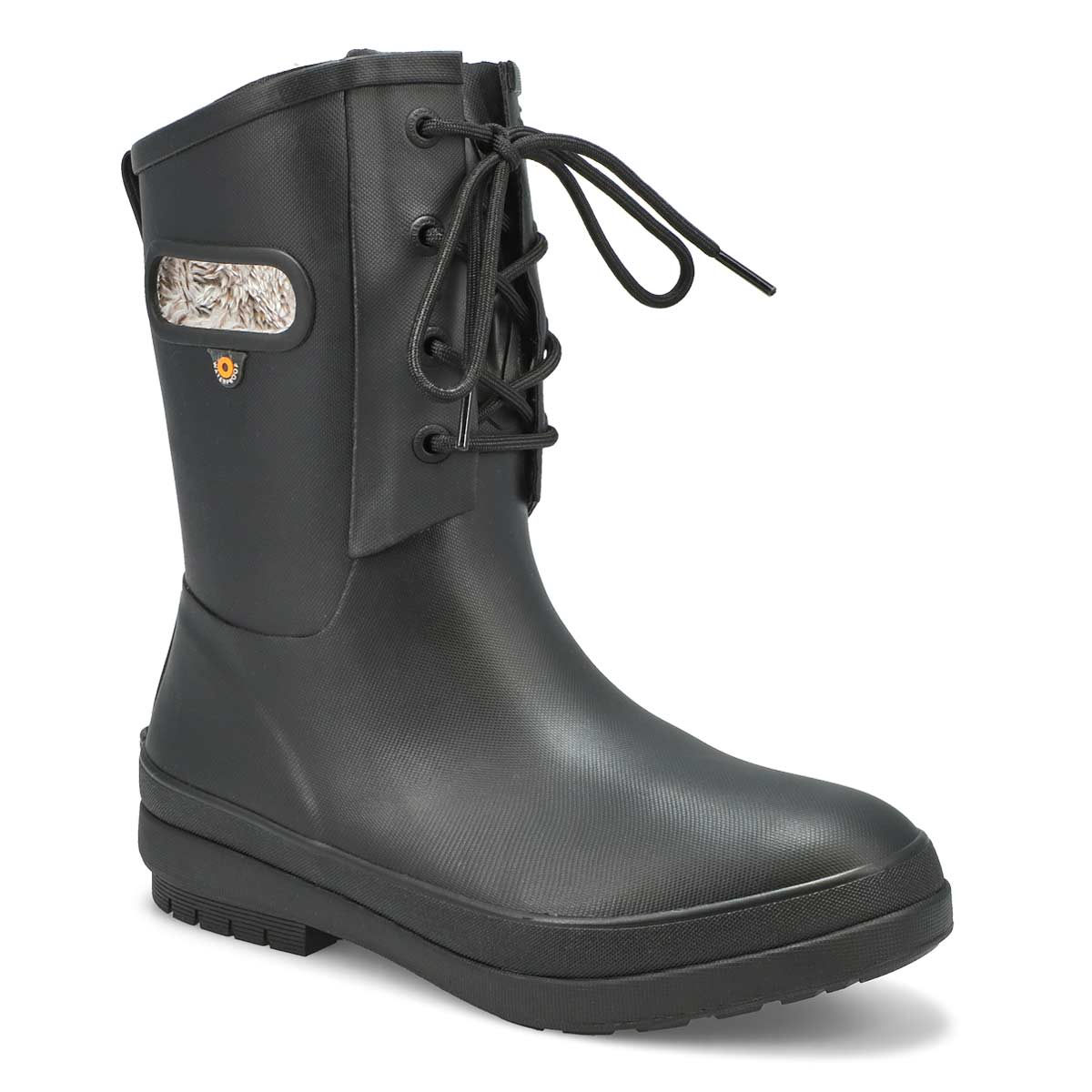 Women's Amanda II Plush Lace Waterproof Boot - Black