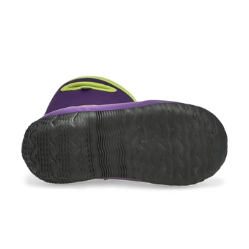 Botte d'hiver imp. CLASSIC SLOTH, violet, filles