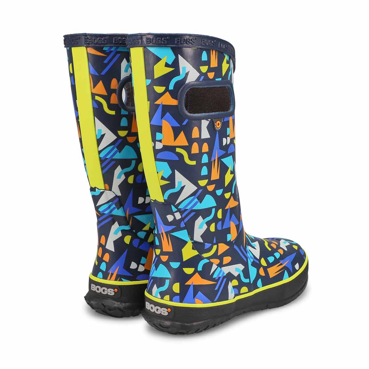 Boys' Sparse Geo Waterproof Rain Boot