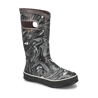 Bys Spooky Waterproof Rainboot - Grey/Multi