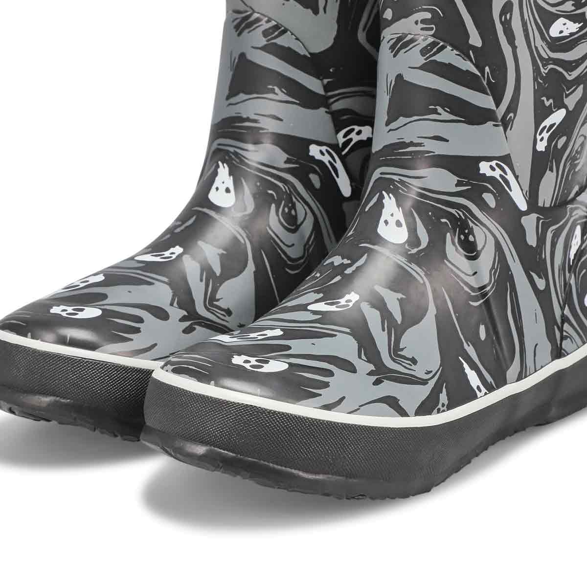 Botte de pluie imperméable SPOOKY, gris/multi, garçons