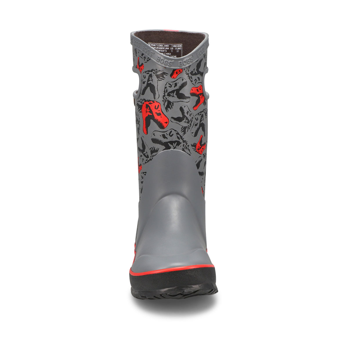 Boys' Cool Dinos Waterproof Rain Boot - Grey