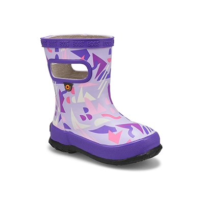 Botte de pluie Skipper Sparse Geo, lavande/multi, bébés-F