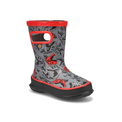 Botte de pluie Skipper Cool Dinos, gris, bébés-G