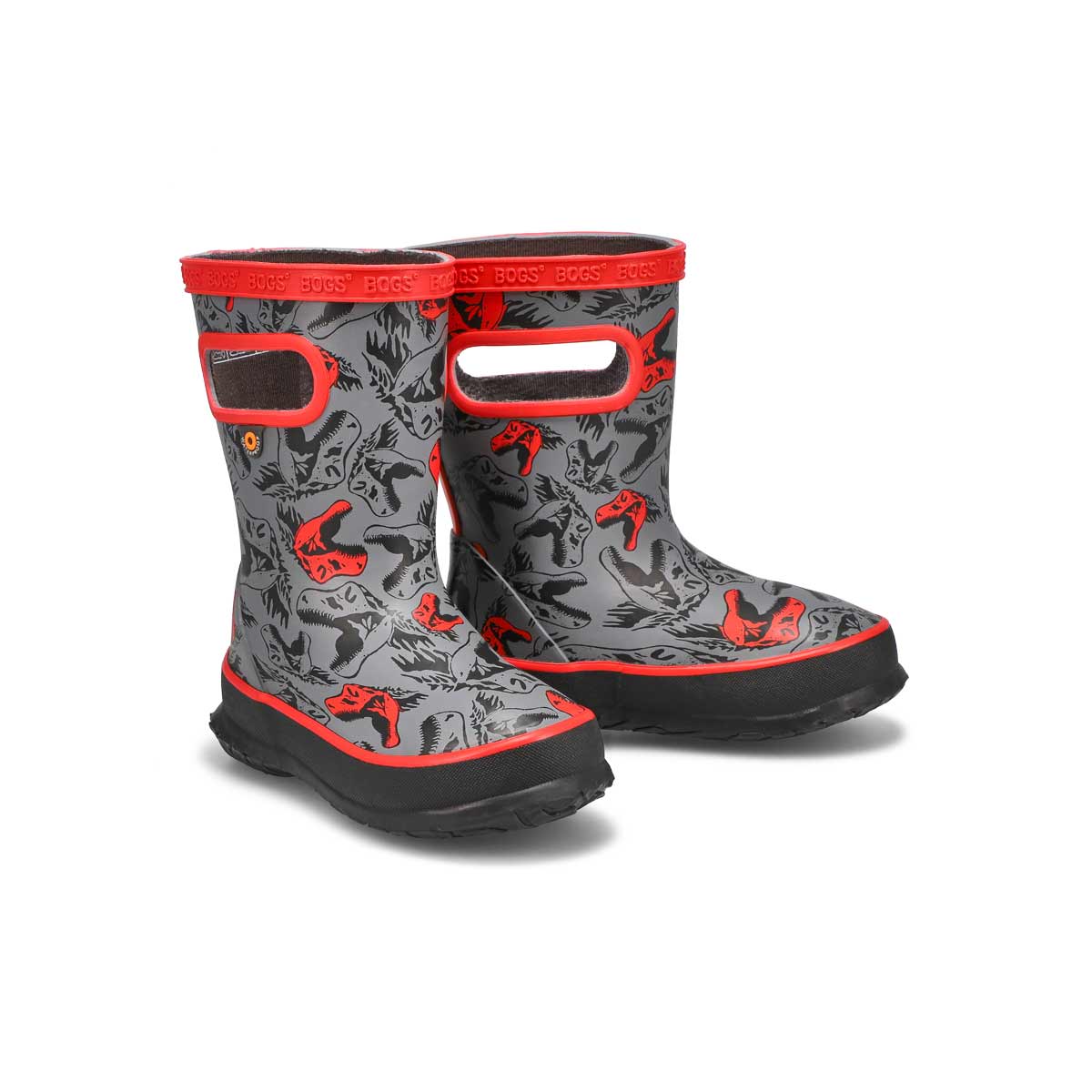 Botte de pluie SKIPPER COOL DINOS, gris, bébés