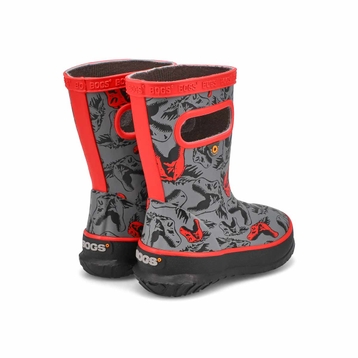 Botte de pluie SKIPPER COOL DINOS, gris, bébés