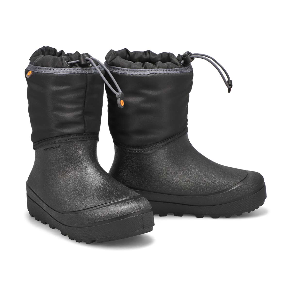 Botte d'hiver SNOW SHELL SOLID, noir, enfants