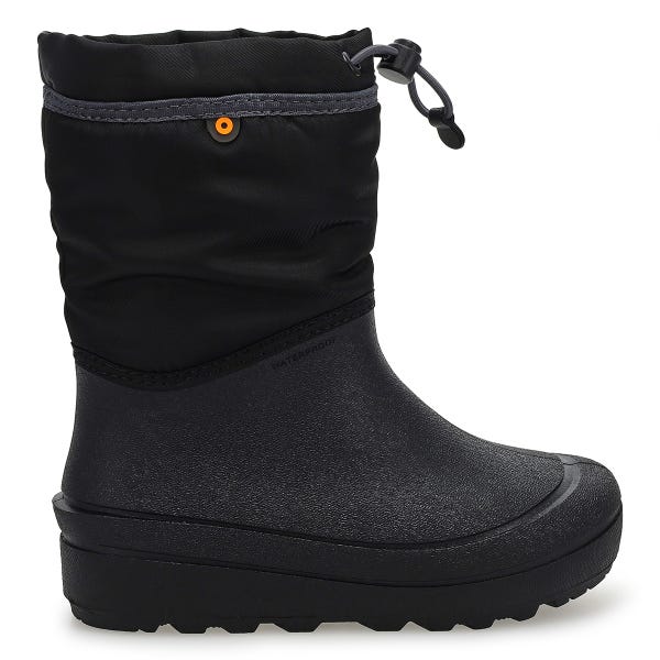 Kids' Snow Shell Solid Winter Boot - Black