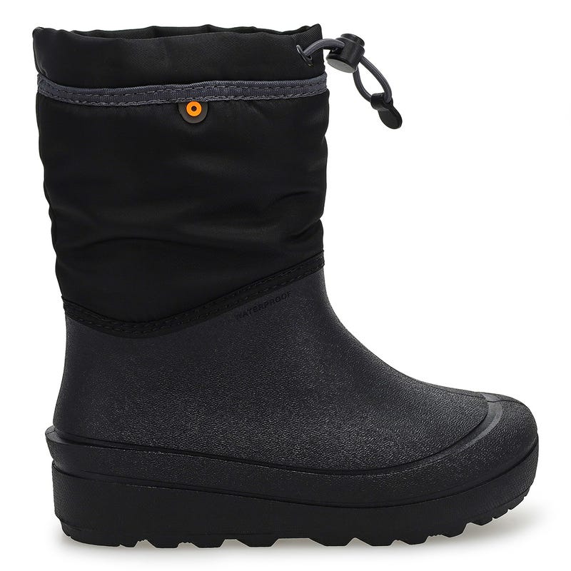 Kids' Snow Shell Solid Winter Boot - Black