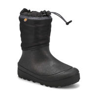 Botte d'hiver SNOW SHELL SOLID, noir, enfants