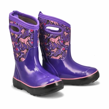 Girls' Classic II Unicorn Awesome Boot - Violet