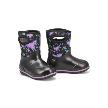 Infants' Classic Unicorn Awesome Boot - Black