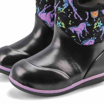 Botte CLASSIC UNICORN AWESOME, noir, bébés