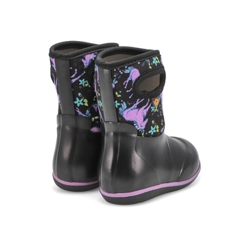 Infants' Classic Unicorn Awesome Boot - Black