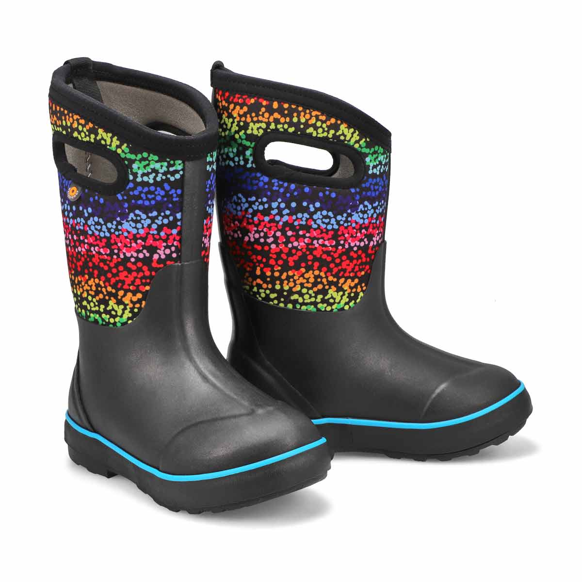 Girls' Classic II Rainbow Dots Boots- Multi