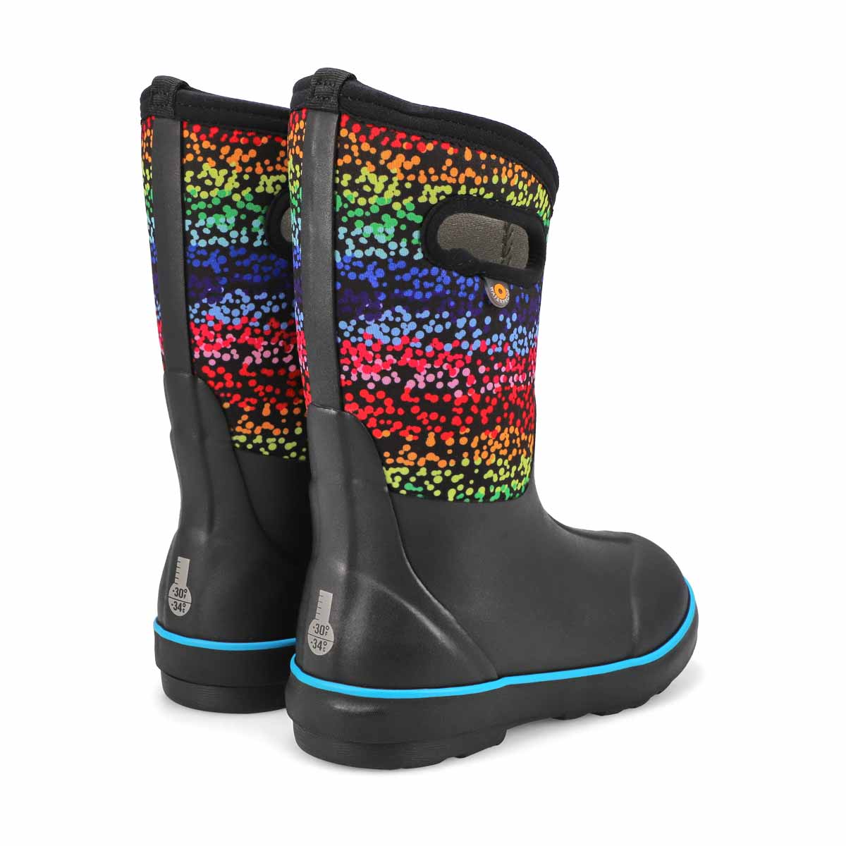 Girls' Classic II Rainbow Dots Boots- Multi