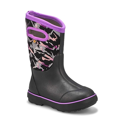 Botte Classic II Winter Mountain, noir/multi, filles