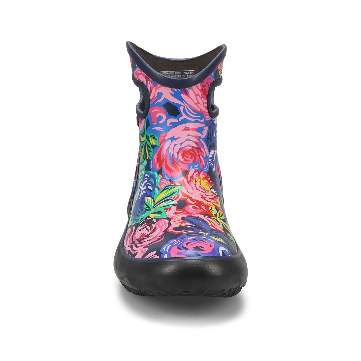 Women's Patch Ankle Rain Boot - Rose Multi