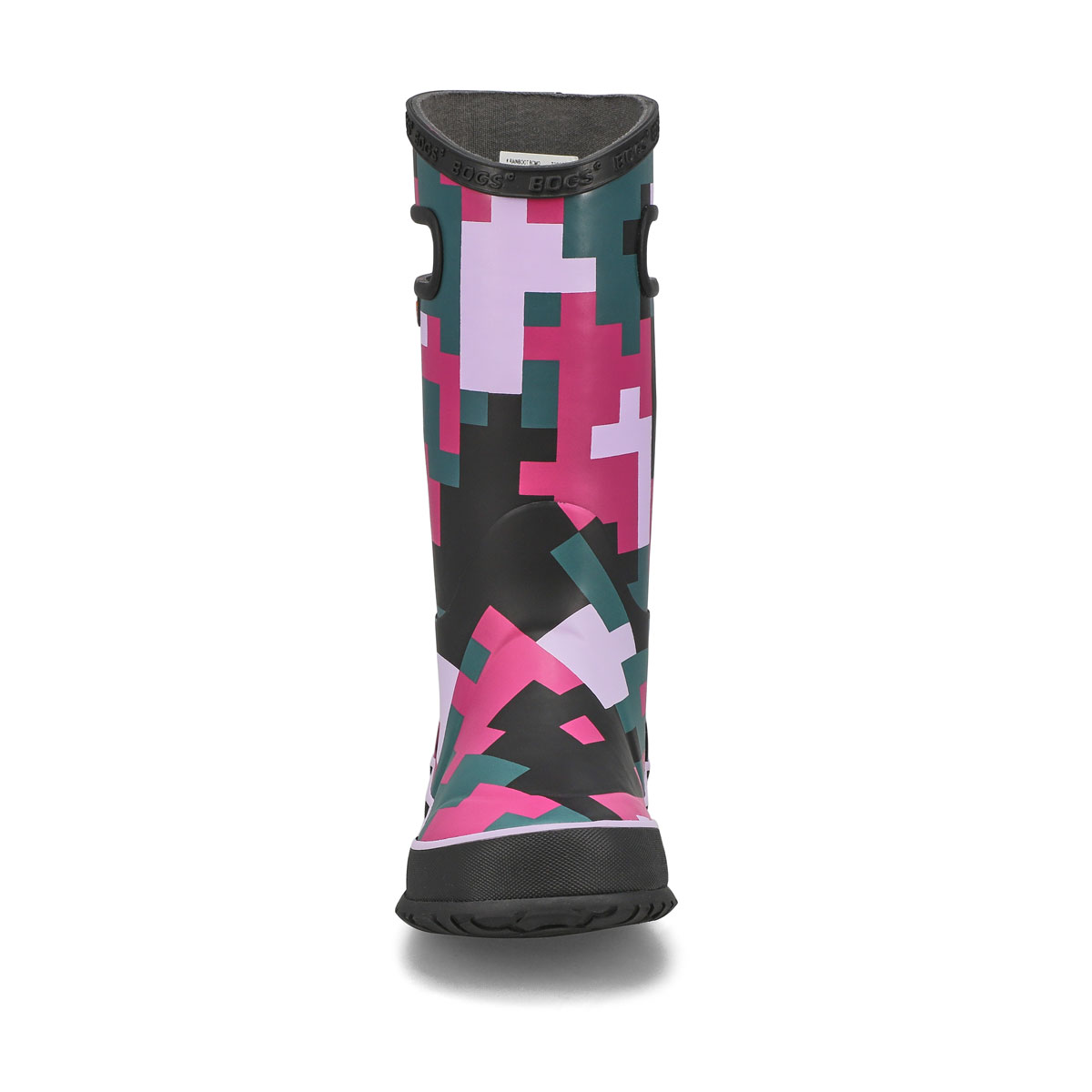 Girls Big Camo Rain Boot - Black Multi