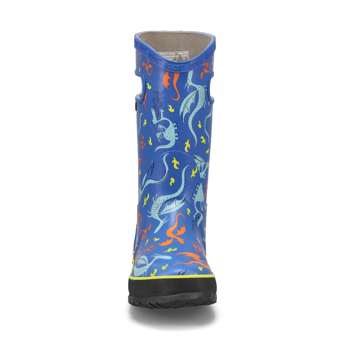 Boy's Dragons Rain Boot - Blue Mlti