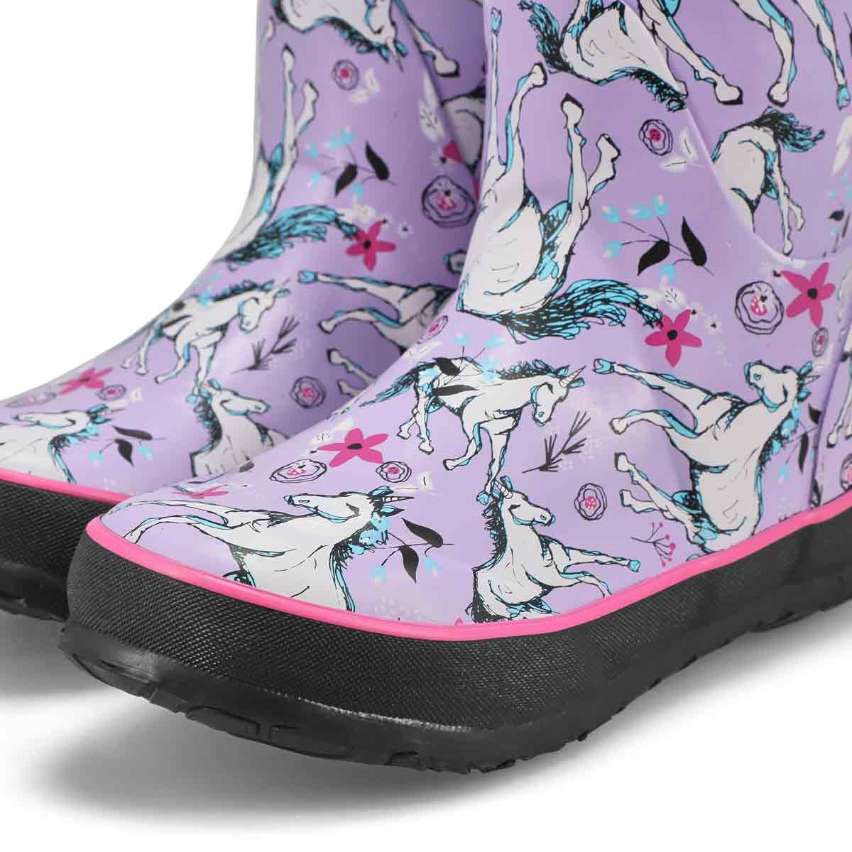 Botte de pluie UNICORN AWESOME, lavande, filles