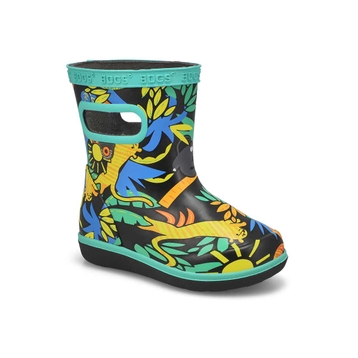 Botte de pluie SKIPPER II JUNGLE, noir, bébés