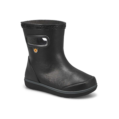 Botte de pluie Skipper II Solid, noir, bébés-F