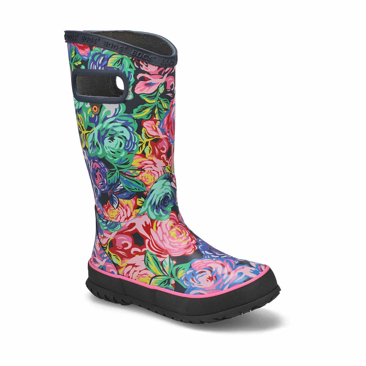 Girls Rose Garden Rain Boot - Rose Multi