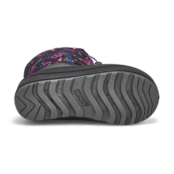 Girls' Snow Shell Neon Unicorn Winter Boot