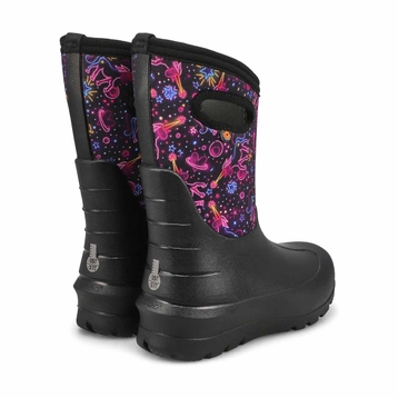 Girls' Neo-Clasic Neon Unicorn Waterproof Boot