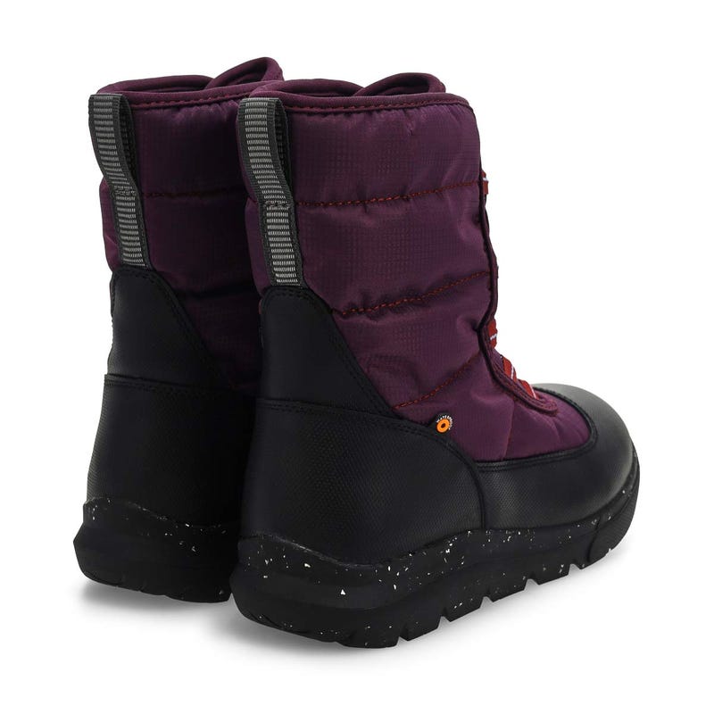 Girls'  Skyline Snow Waterproof Winter Boot - Plum