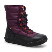 Girls'  Skyline Snow Waterproof Winter Boot - Plum