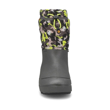 Boys'  Snow Shell Camo Texture Waterproof Winter B