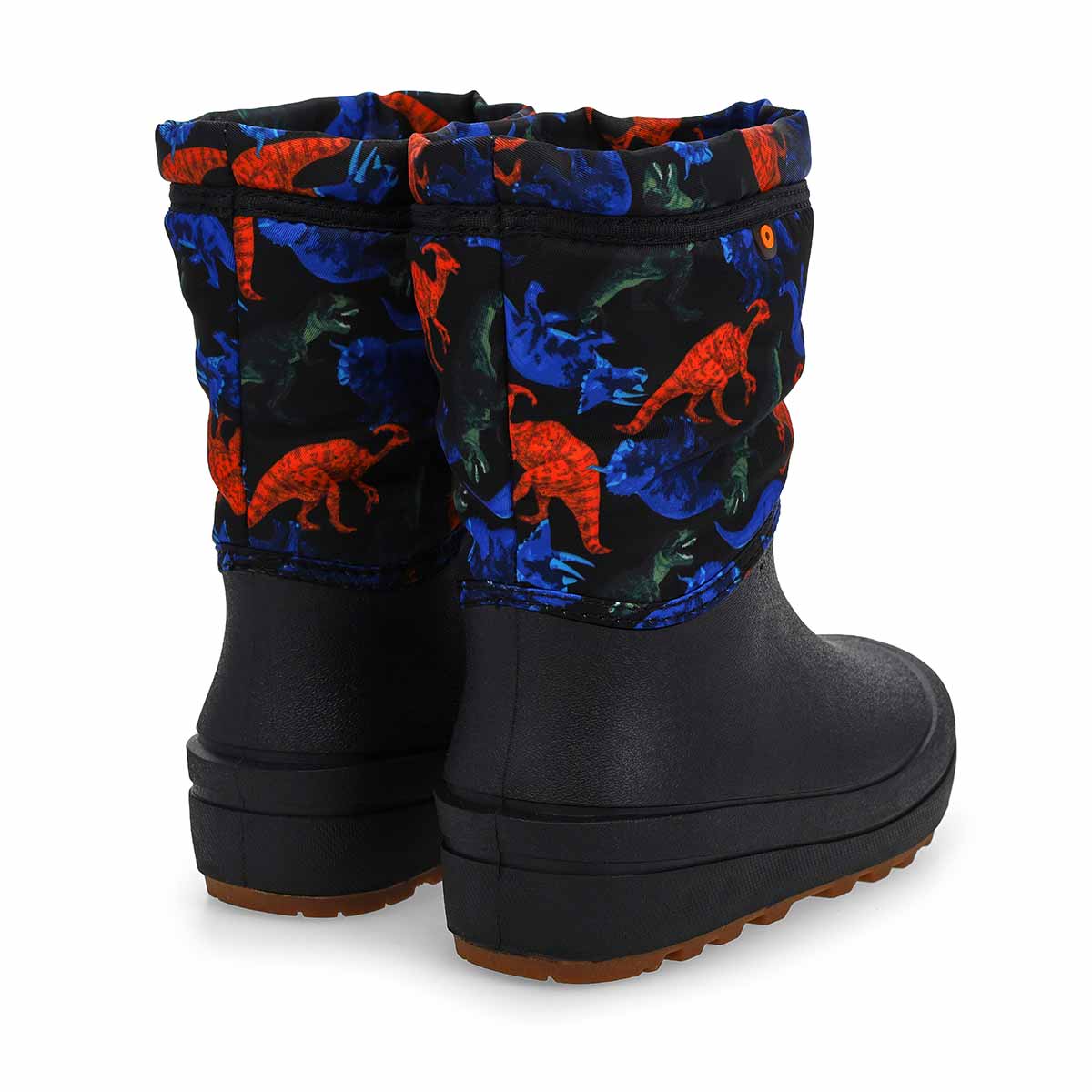 Boys' Snow Shell Real Dino Waterproof Winter Boot - Black/Multi