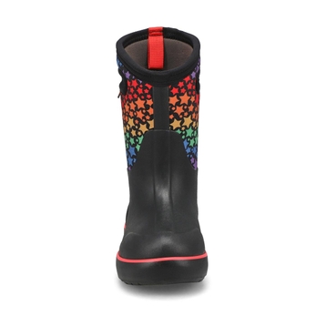 Girls'  Classic II Rainbow Stars Waterproof Boot -