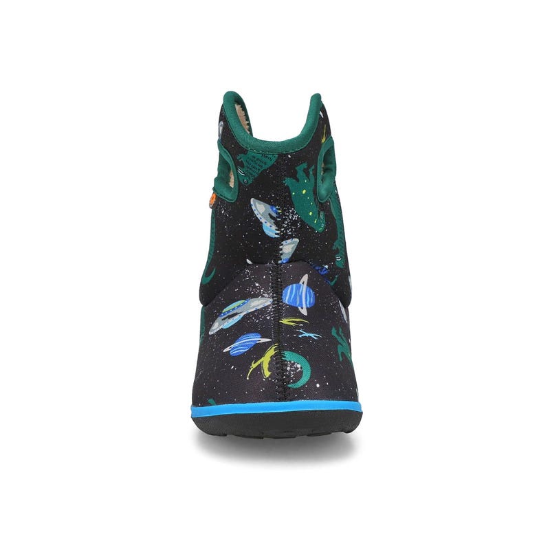 Infants' Baby Bogs II Jurassic Dino Waterproof Boot - Black/Multi