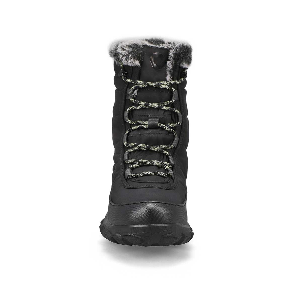 Botte imperméable CEDAR QUILT LACE, noir, femmes