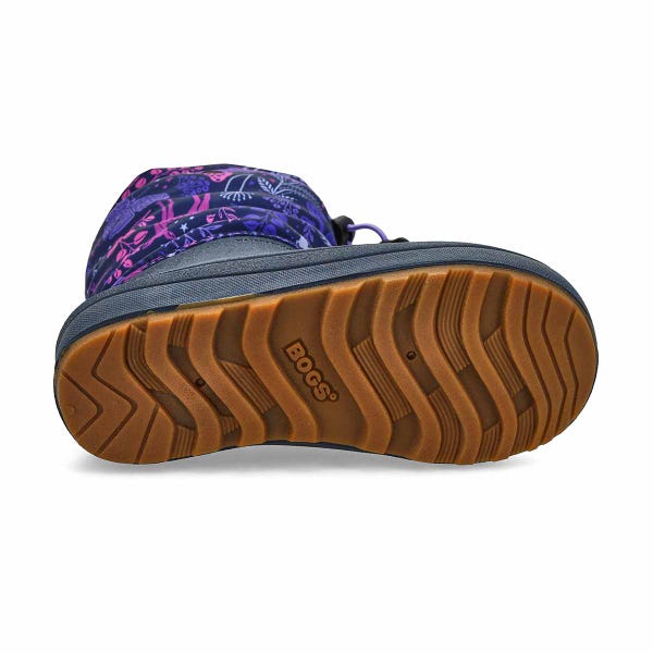 Girls'  Snow Shell Cosmic Forest Waterproof Winter Boot - Indigo/Multi